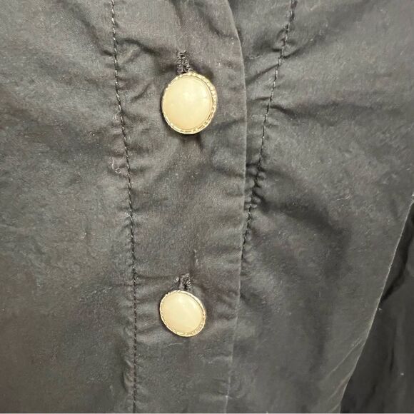 Venus black button up with lace up back Size 8 - Picture 4 of 6